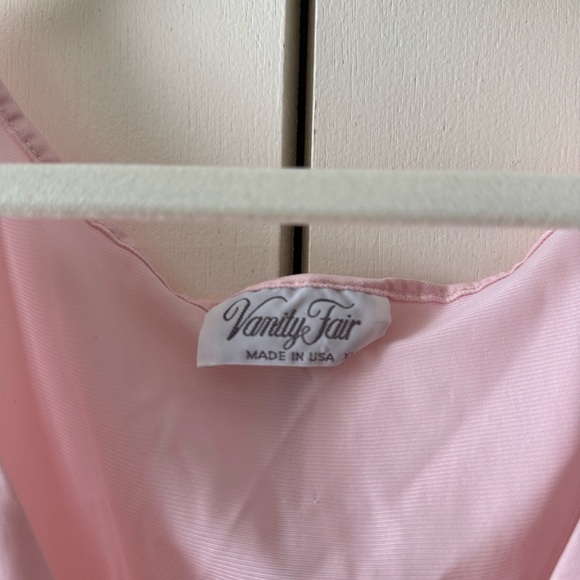 Vintage Vanity Fair Blush Pink Sleeveless Chemise Slip Dress 💝 Plus Size 2XL - Picture 5 of 7